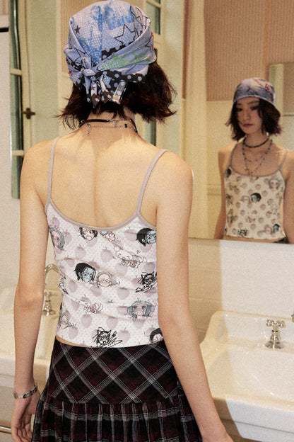 Strawberry Floral Camisole Top