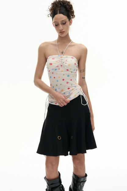 Dopamine Polka Dot Mesh Camisole
