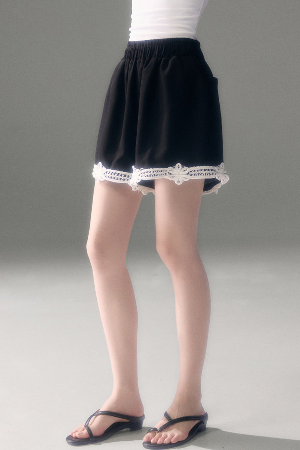 Three-Dimensional Rope Embroidery Floral Tencel Vest and Shorts Set-Up