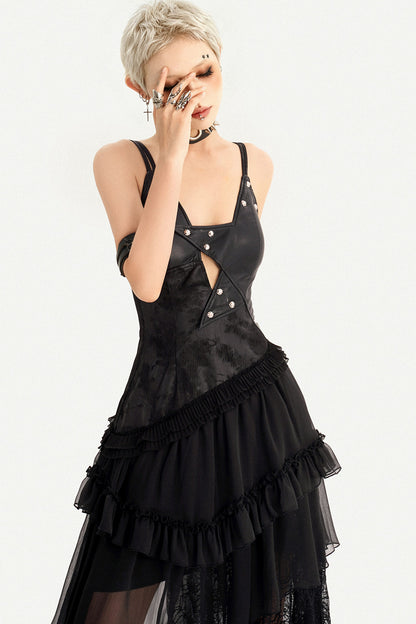 Gothic Lace Patchwork Dress