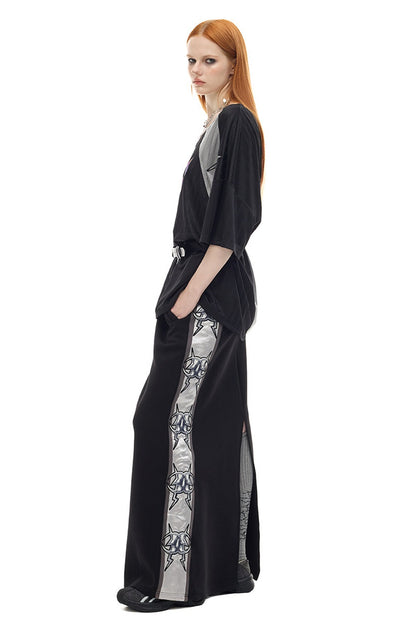 Y2K A-Line Midi Skirt