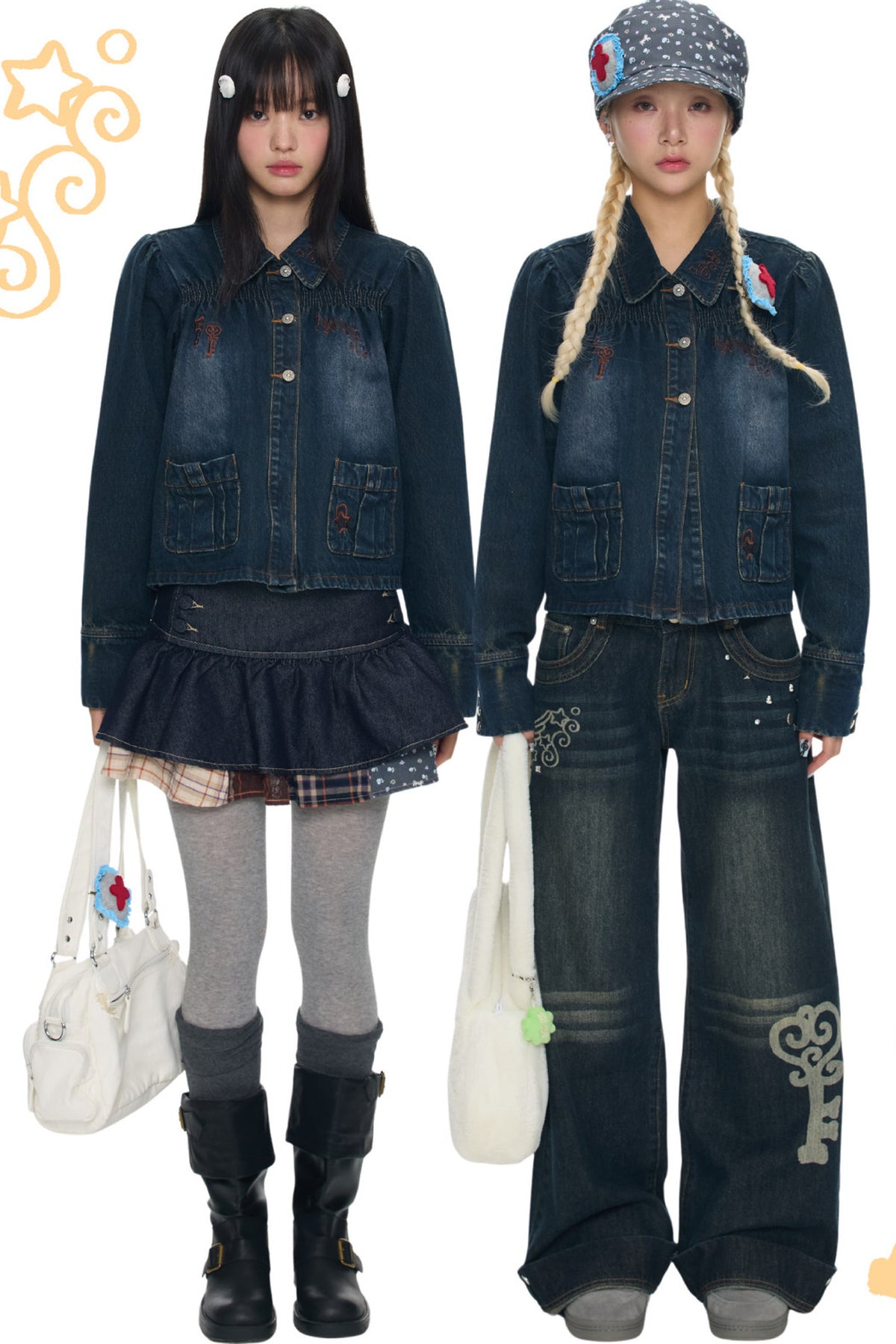 Embroidered Denim Jacket