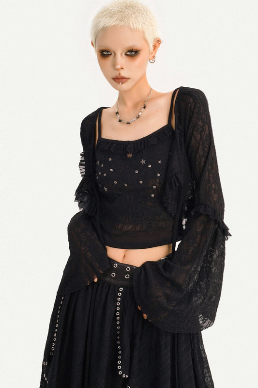 Black Slim Cardigan