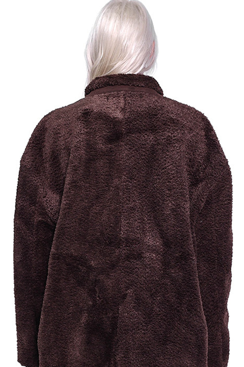 Caramel Suede Oversized Silhouette Jacket