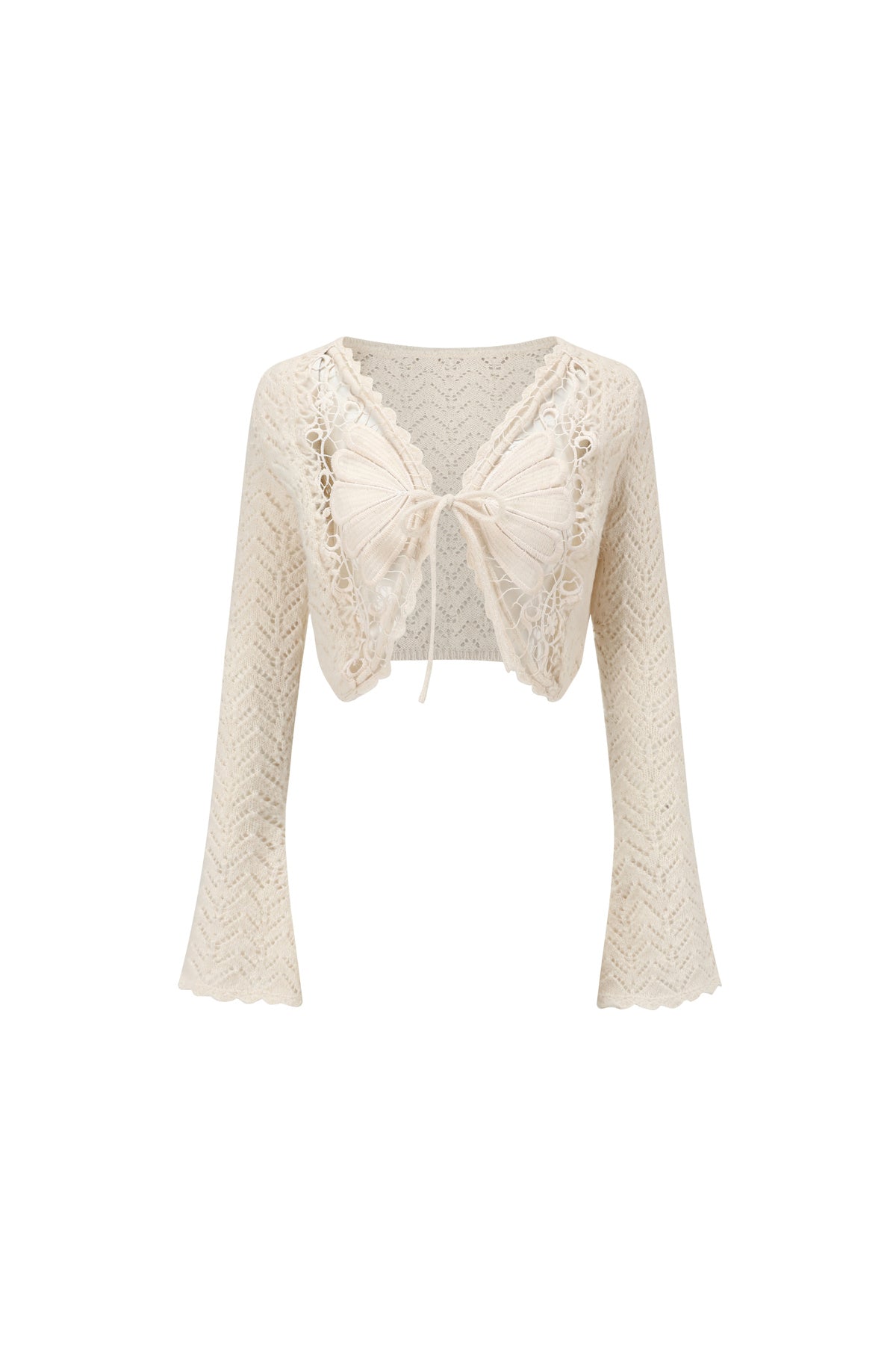 Butterfly Cutout Knit Cardigan
