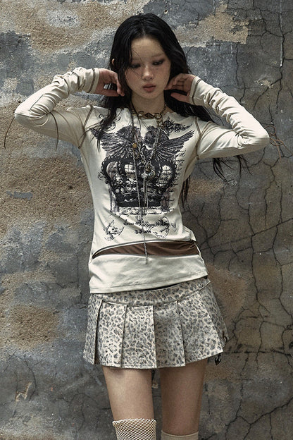 Reversible Striped Knit T-Shirt