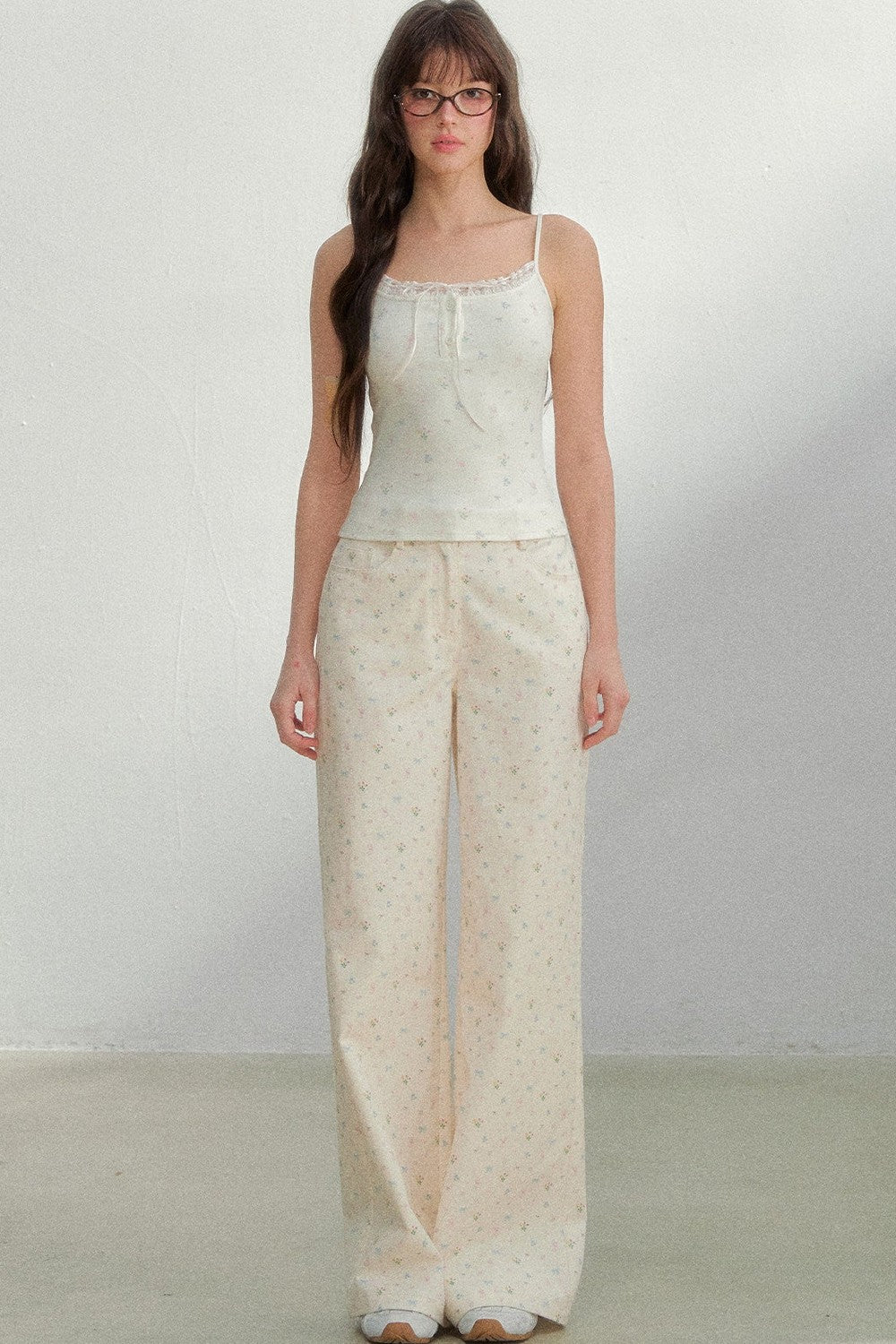 Floral Lace Crop Camisole