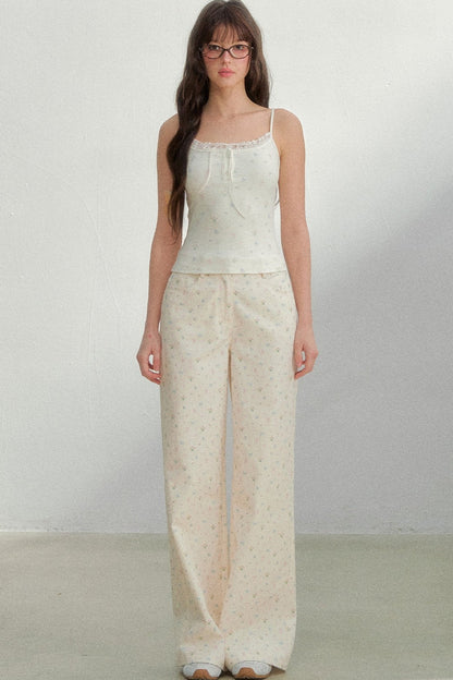 Floral Lace Crop Camisole
