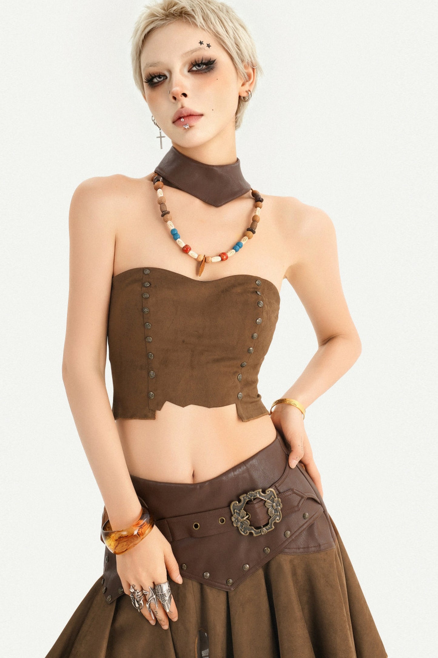 Romantisches Neckholder-Tube-Top