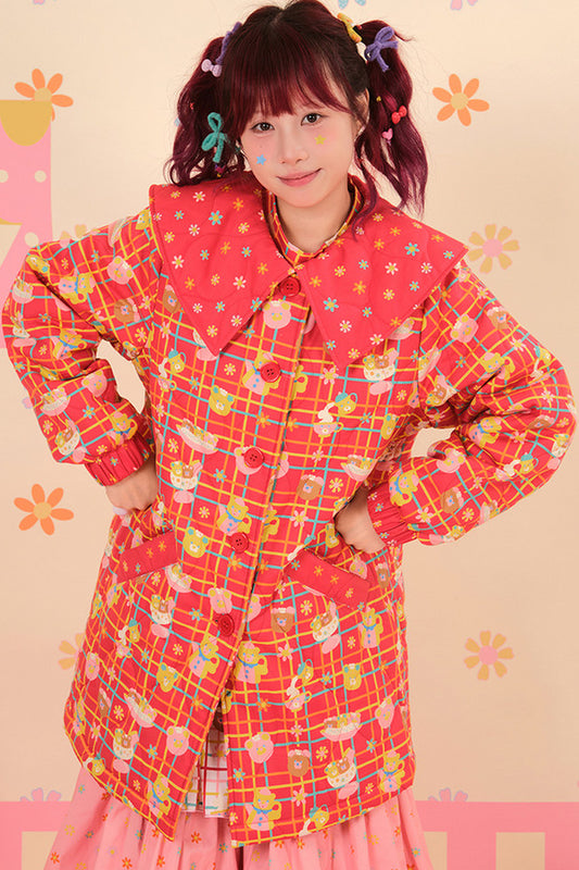 Showa Dessert Quilted Cotton Coat