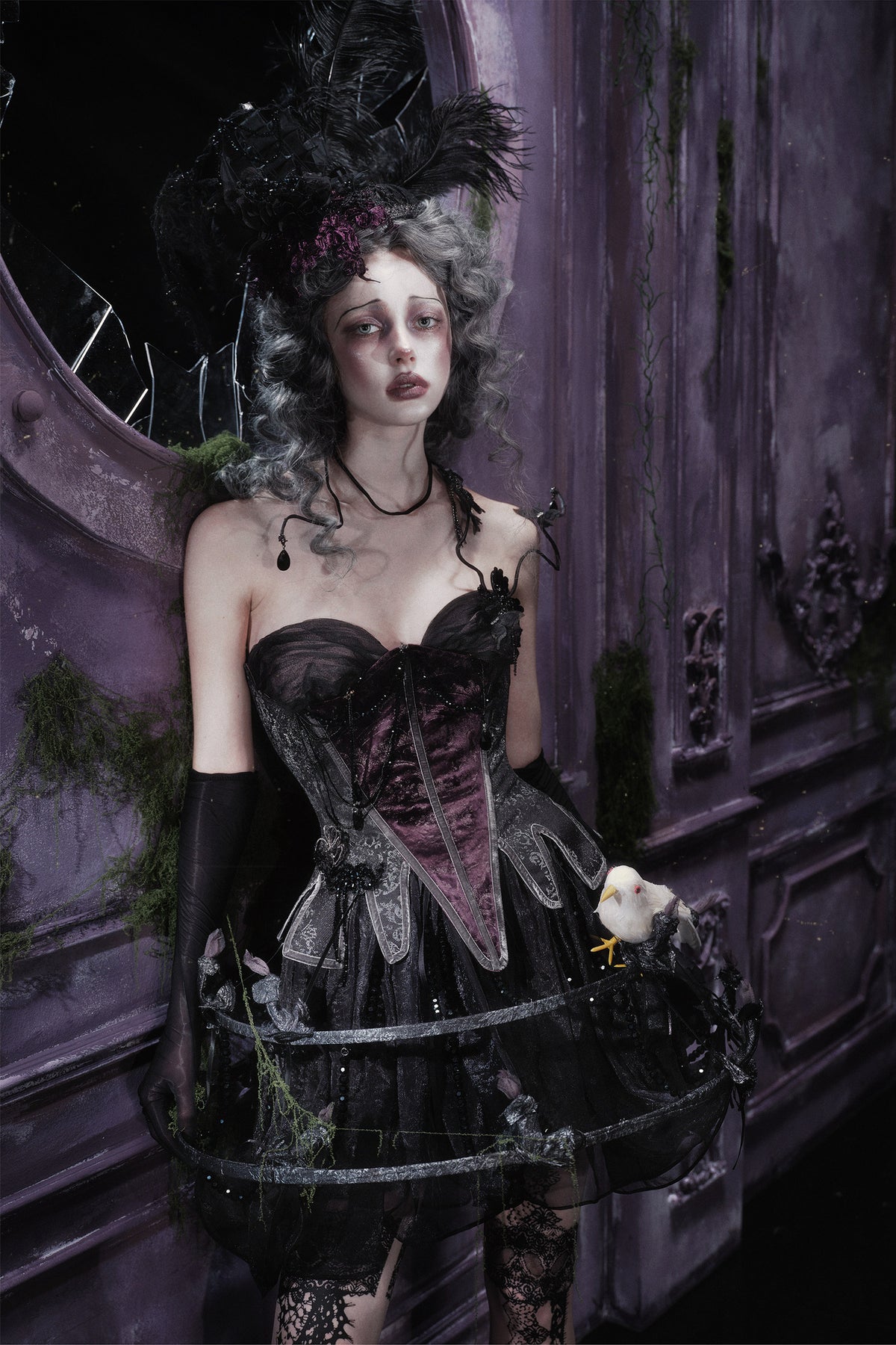 Butterfly Ghost Fishbone Corset
