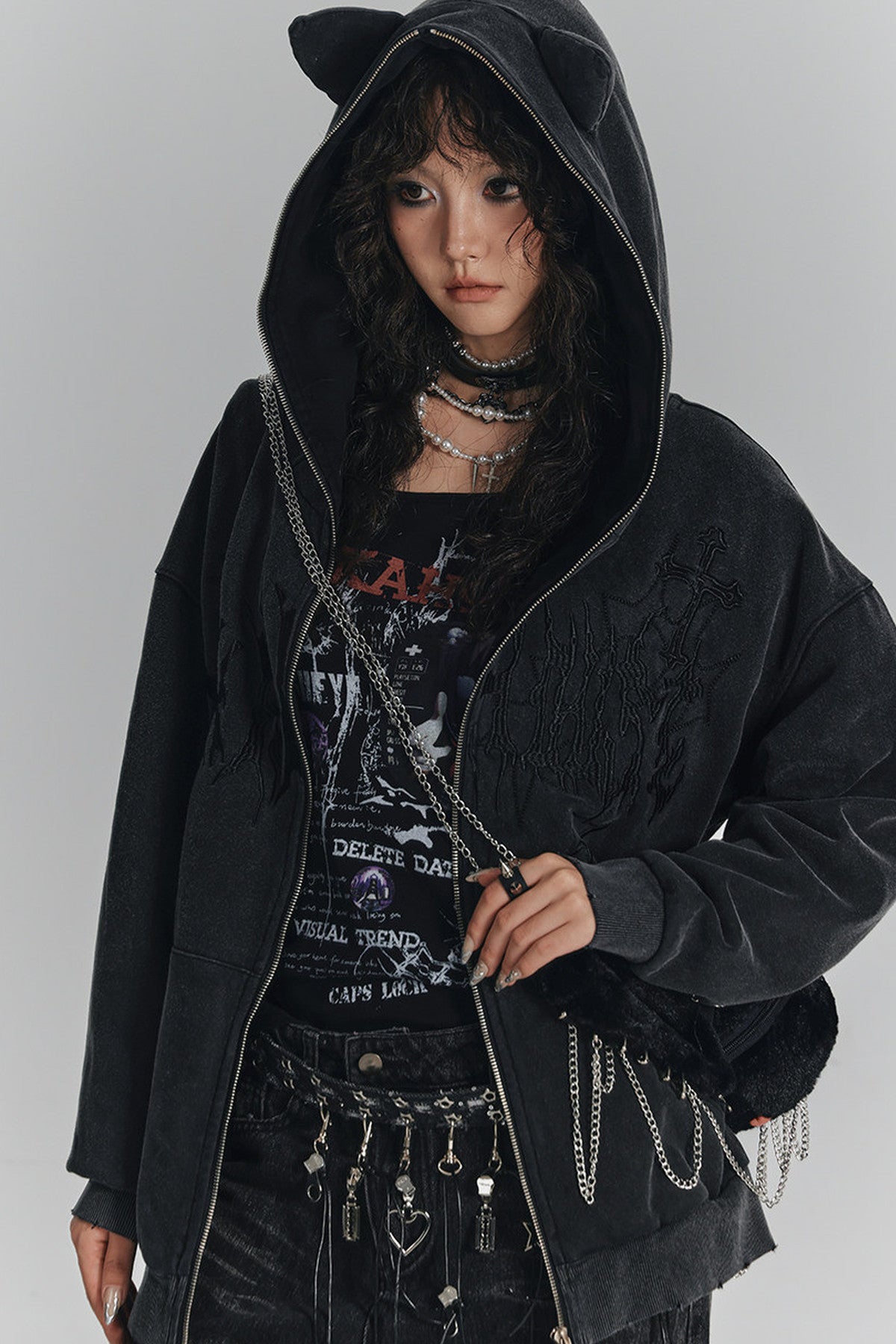 Cat Ear Pin Cardigan