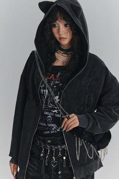 Cat Ear Pin Cardigan