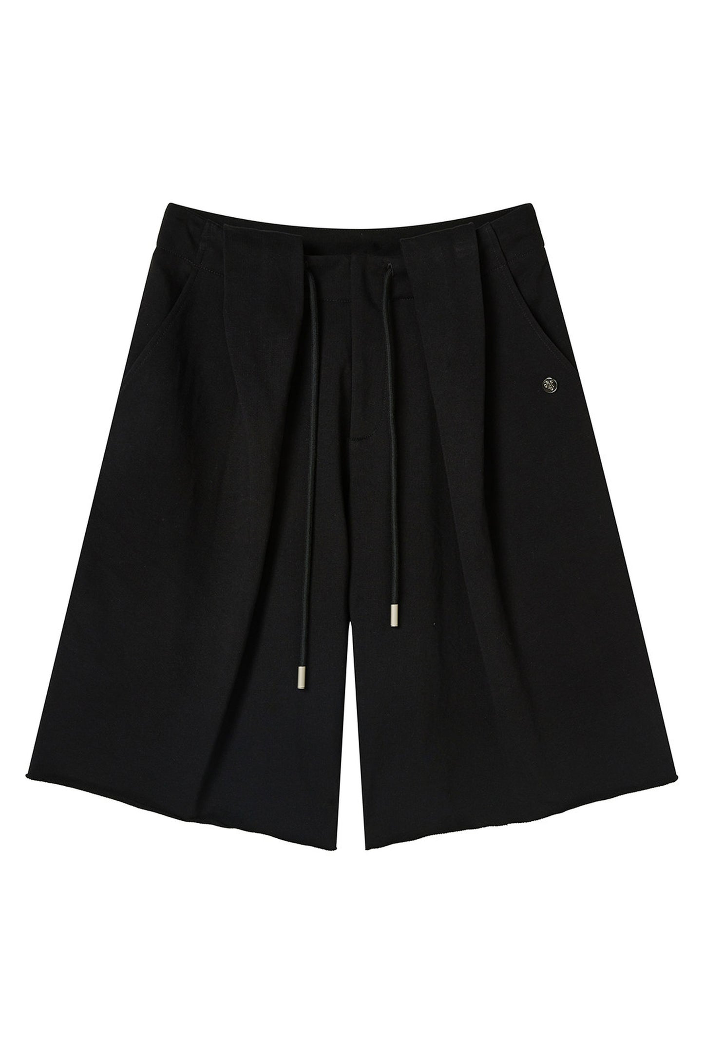 Loose Knit Drawstring Shorts