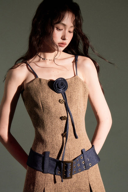 Elegant and Slimming 3D Rose Jacket Set-Up