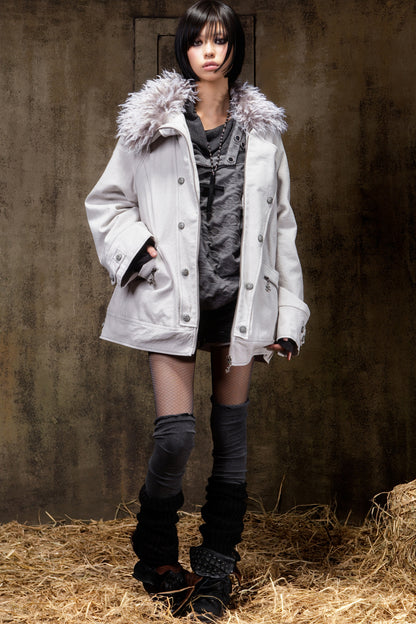Style Mid-Length Loose Jacket