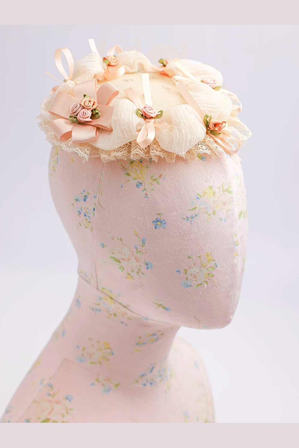Handmade Lace Bow Hat