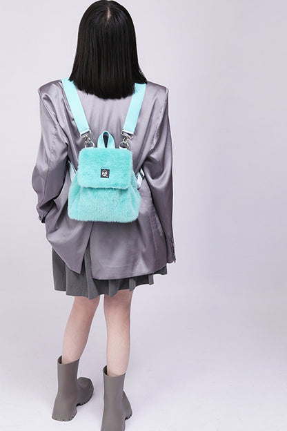 Zaino a tracolla peloso Macaron