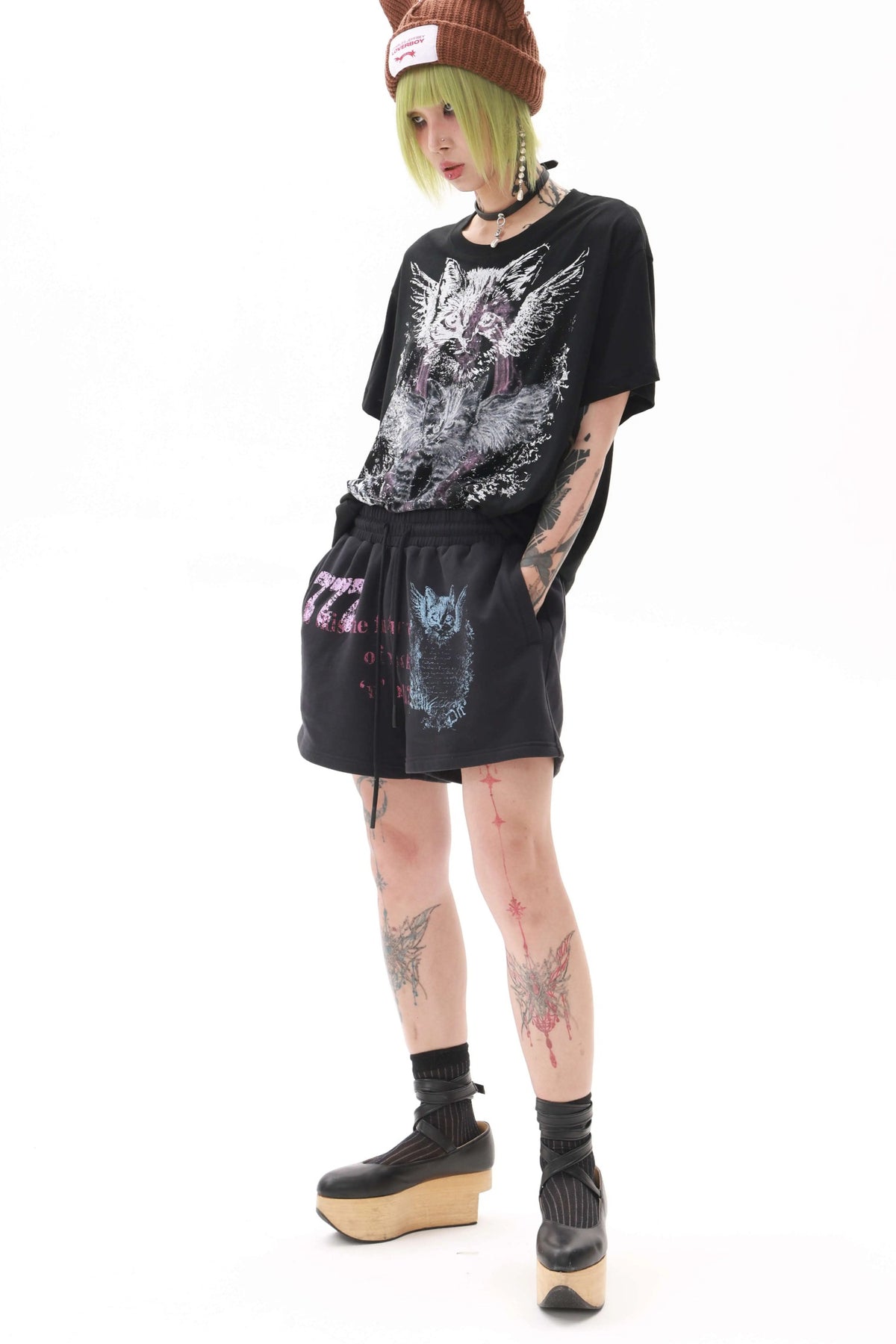 Original Print Loose Shorts