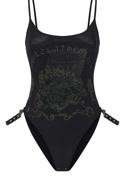 Gothic Rhinestone Tank Top
