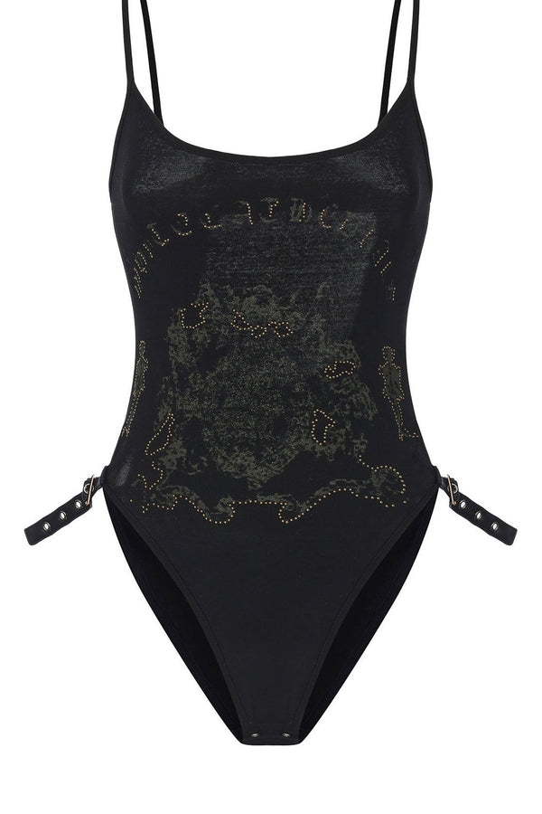 Gothic Rhinestone Tank Top