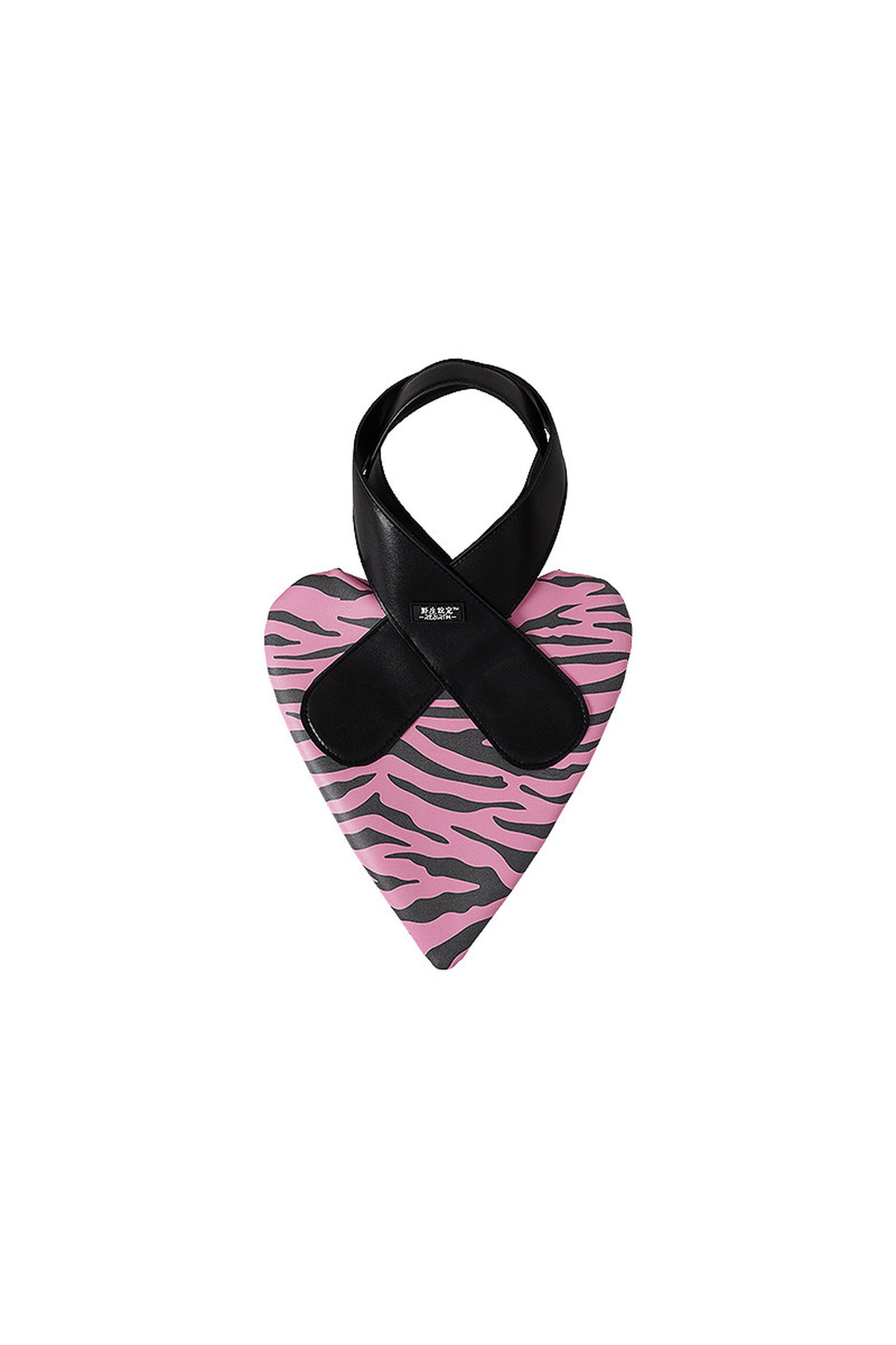 Borsa a tracolla con cuore graffiti