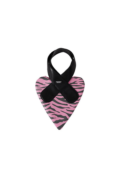 Borsa a tracolla con cuore graffiti