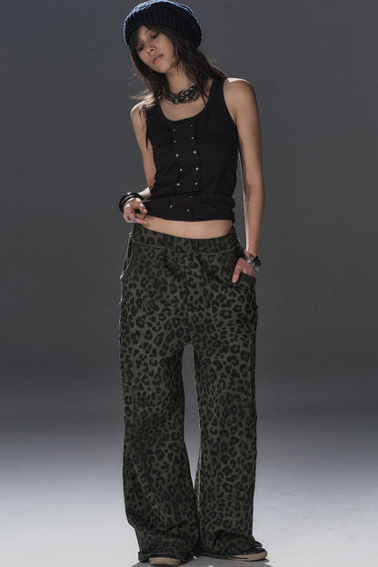 Rhinestone Frayed Camisole Top