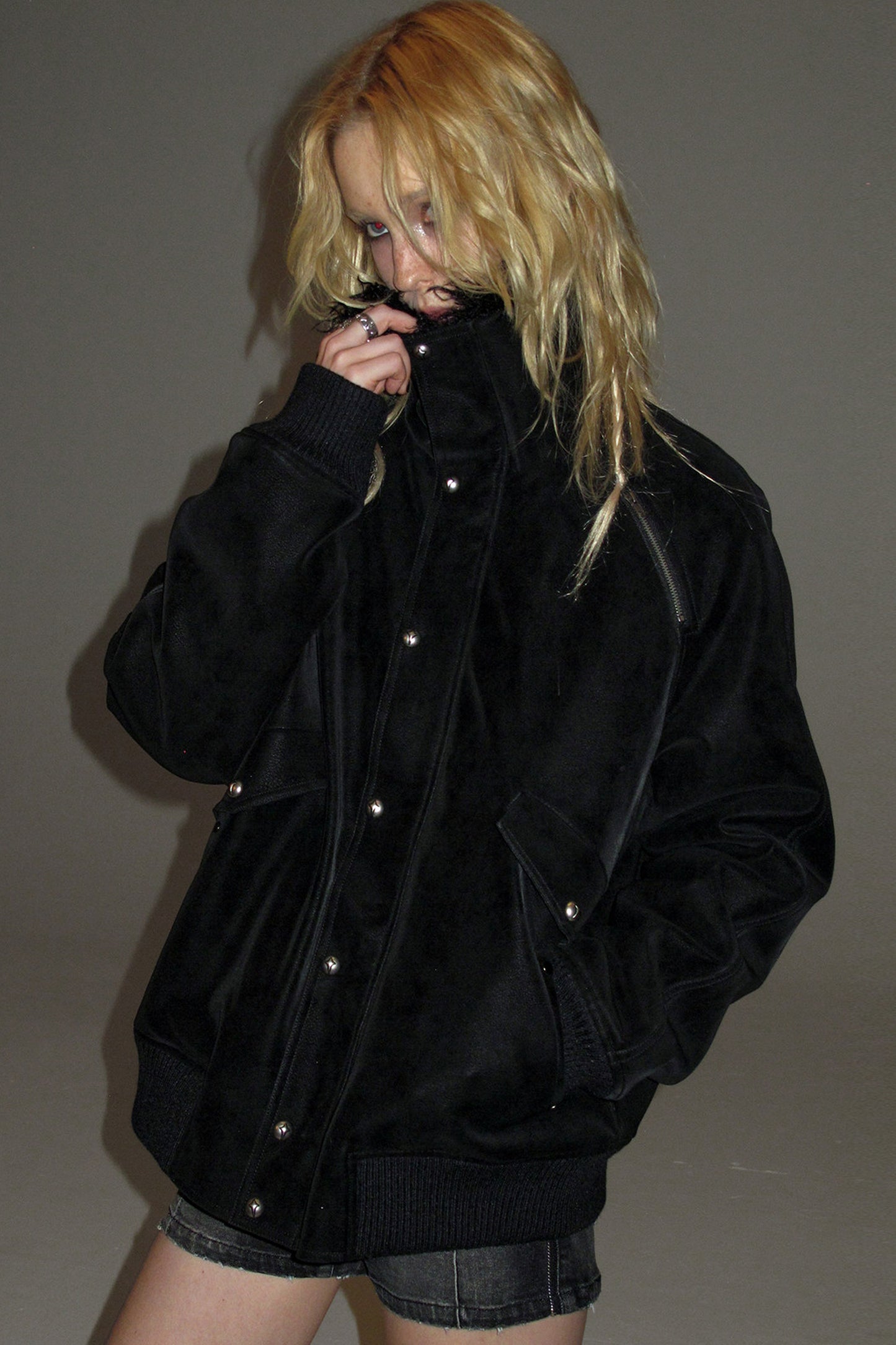 Fur Collar Wool Coat