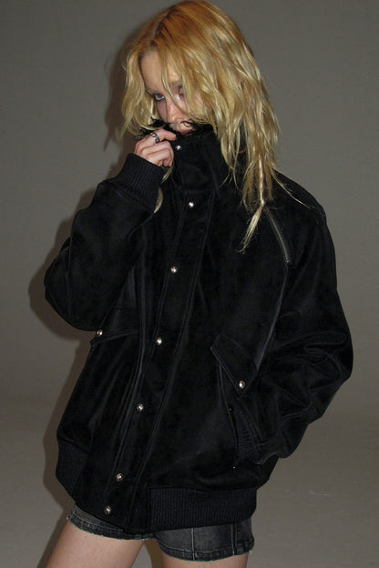 Fur Collar Wool Coat