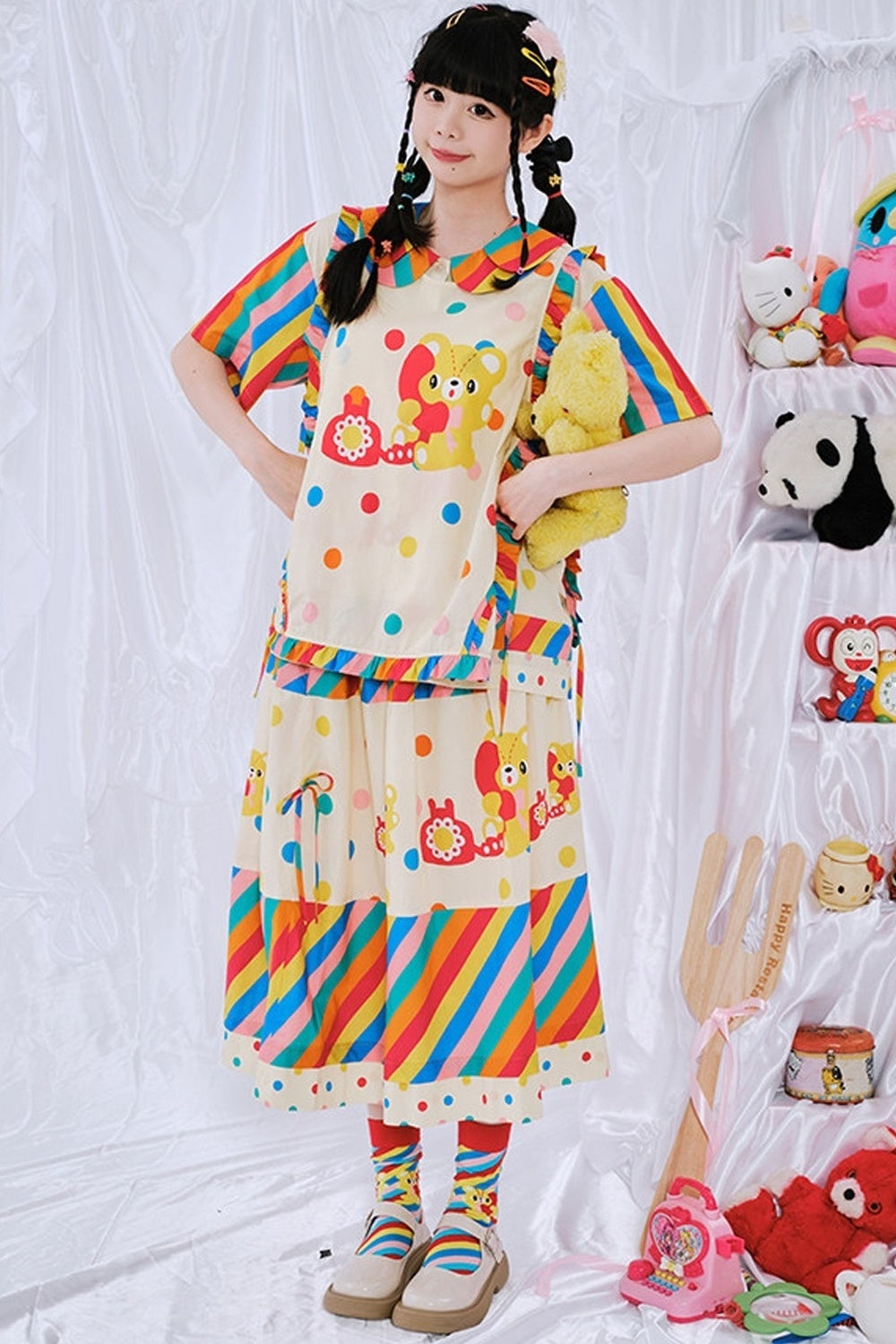Japanese Rainbow Diary Vest