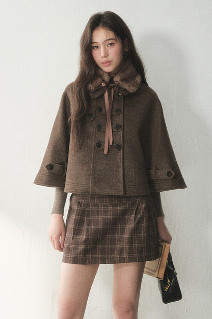 60% Wool Napoleon Cape