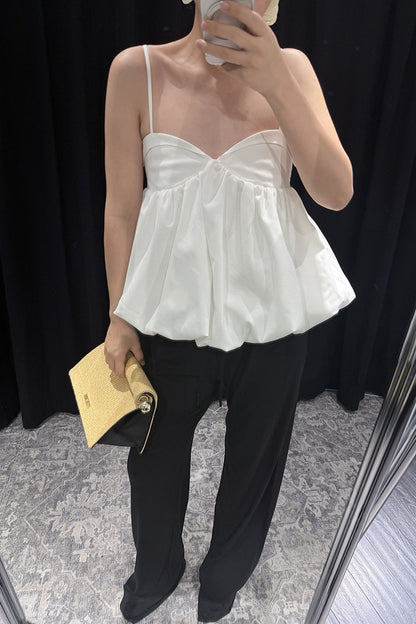 Mist Pink Cotton Camisole Top