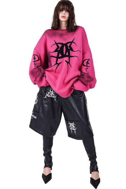 Electric Moon Graffiti Blouse