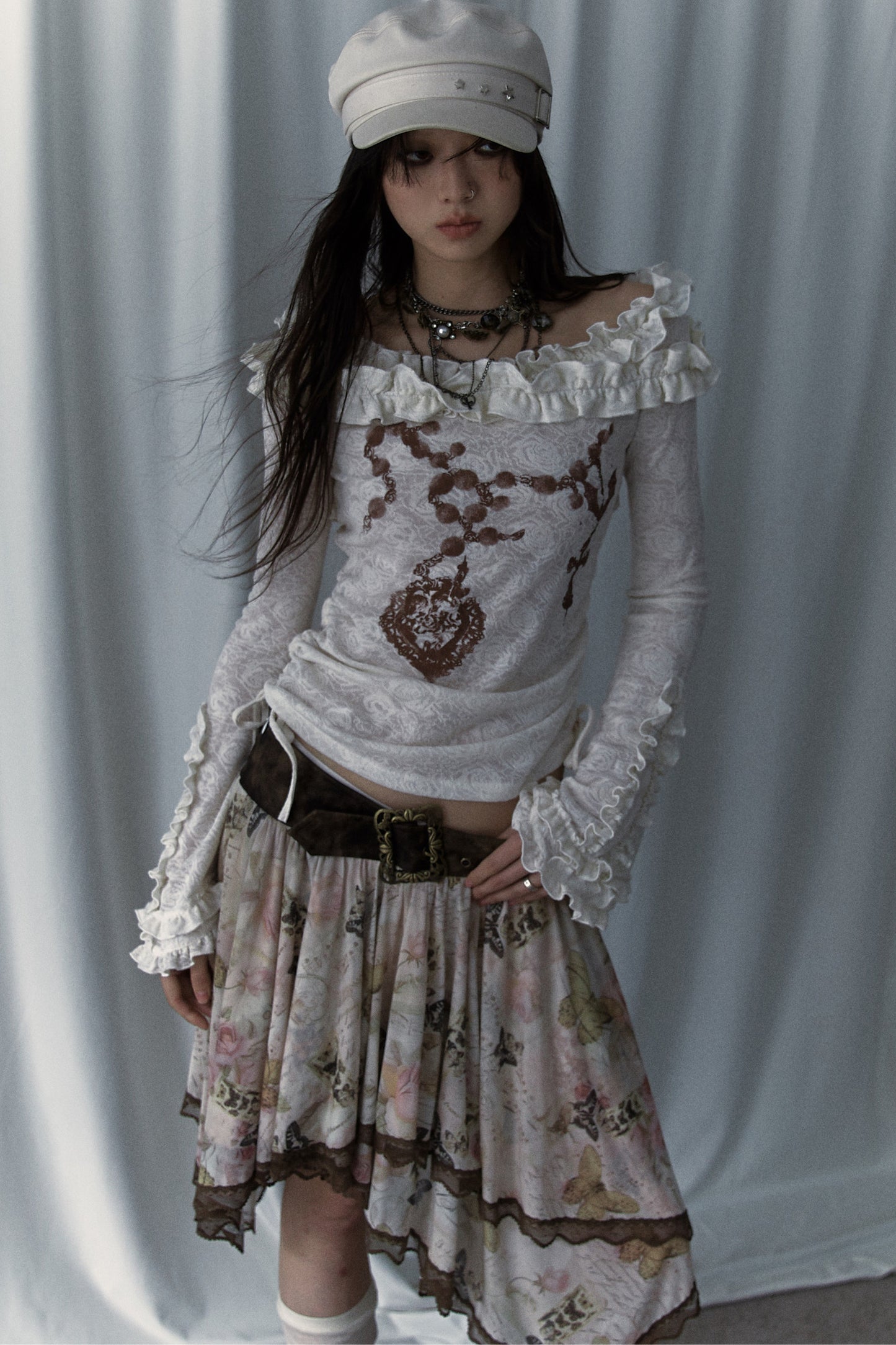 Retro Reversible Knit Top