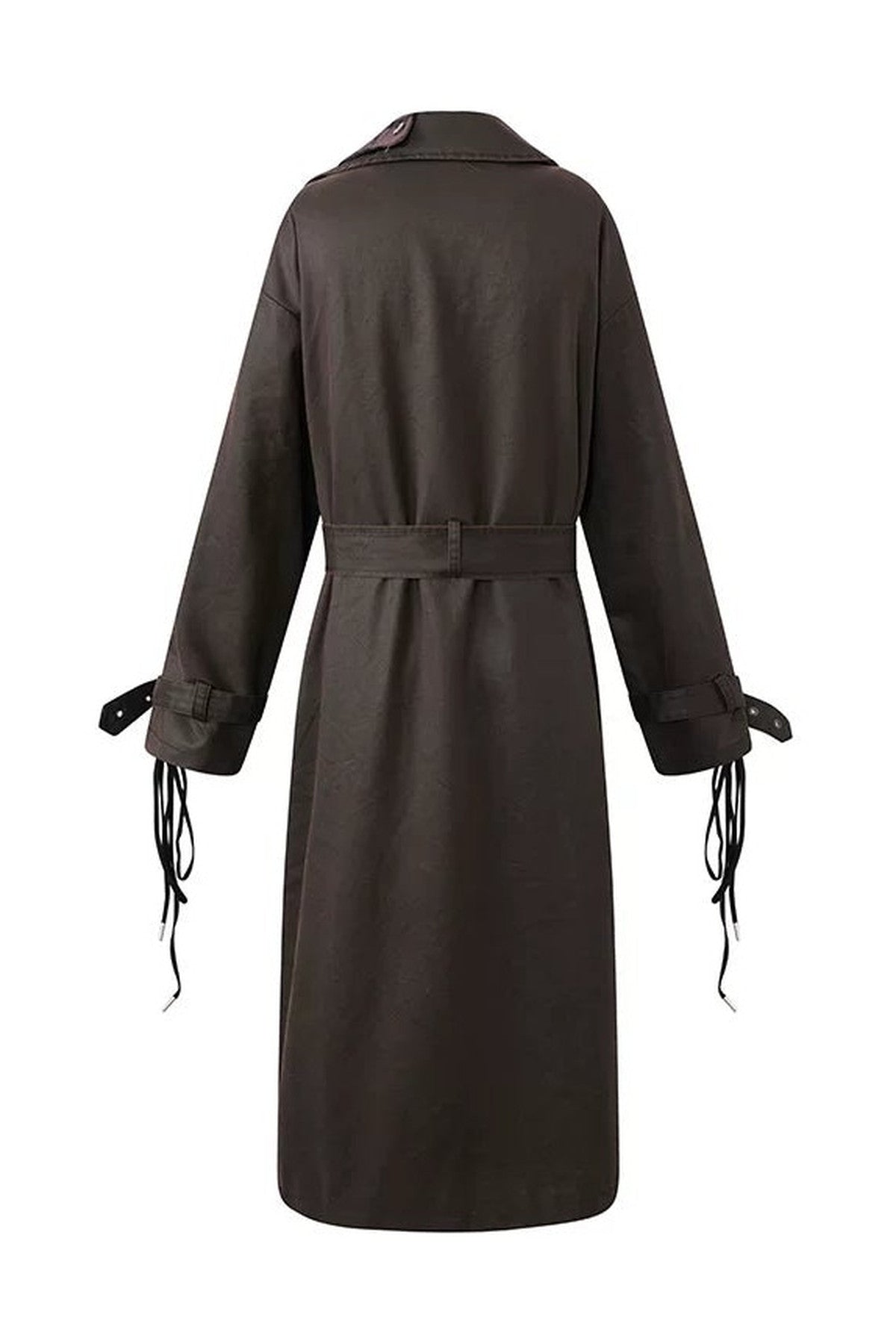 Distressed Punk Trench Coat