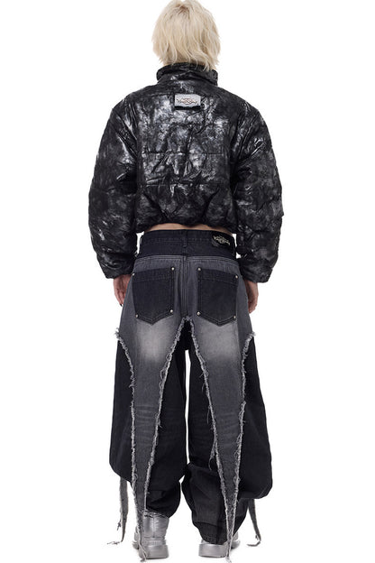 Deconstructed Wasteland Denim Pants