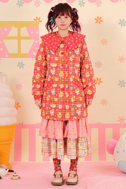 Showa Dessert Quilted Cotton Coat