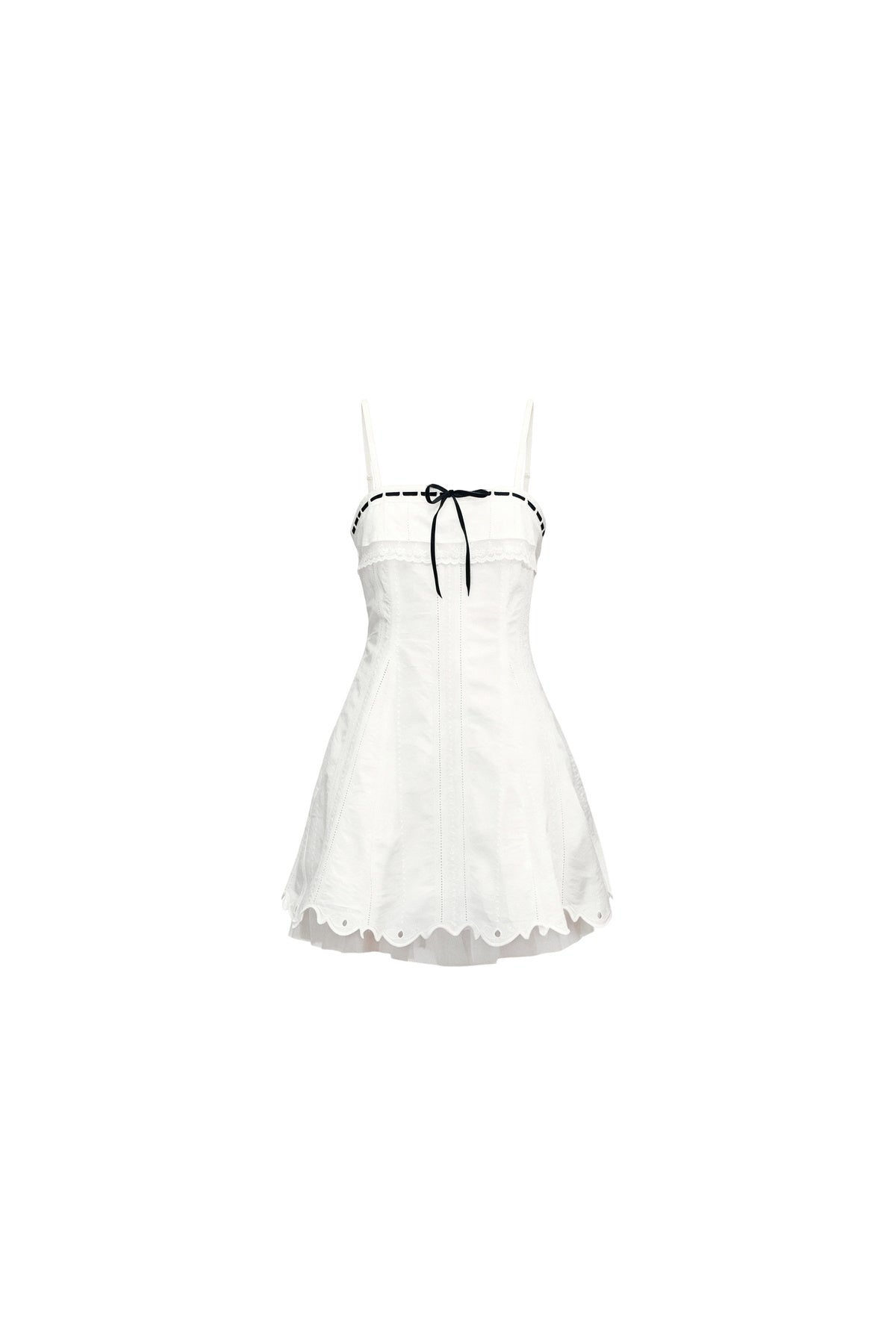 Ensemble robe trapèze en dentelle et cardigan