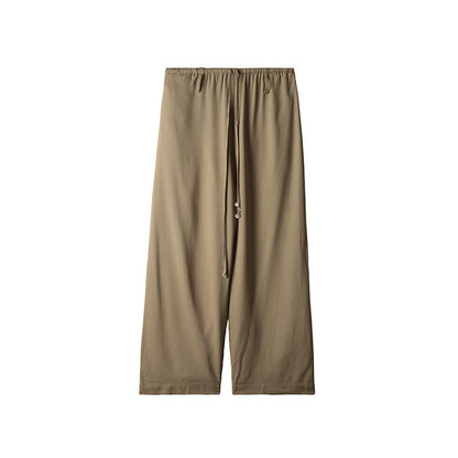 Linen Blend Air Wide-Leg Trousers