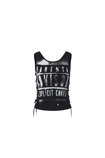 Light Punk Print Camisole Top