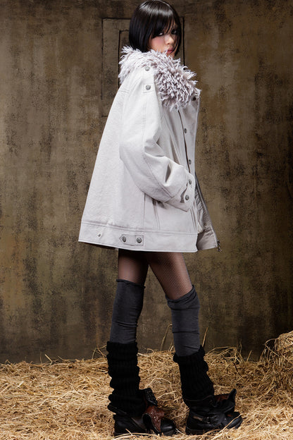 Style Mid-Length Loose Jacket