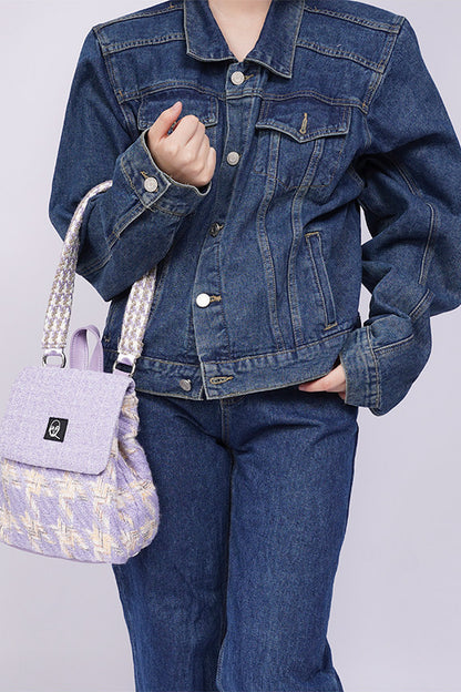 Y2K Furry Crossbody Backpack