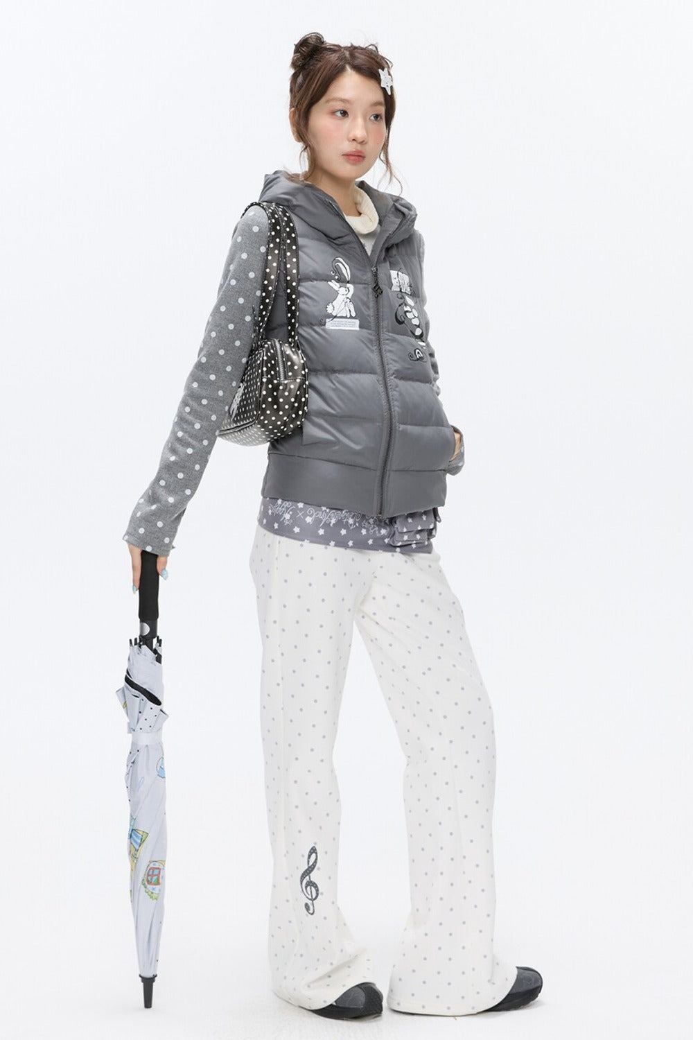 Bear Ears White Duck Down Jacket