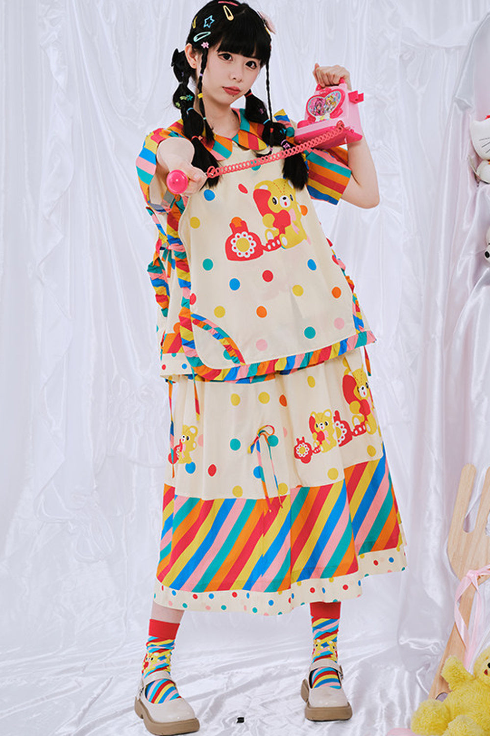 Japanese Rainbow Diary Vest