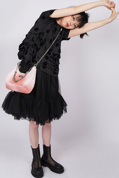 Macaron Graffiti Crossbody Bag