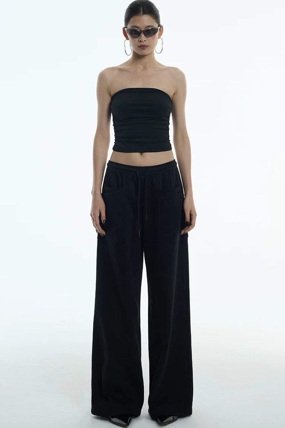 Elastic Pleated Tube Top