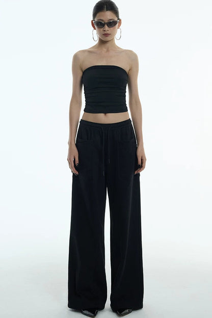 Elastic Pleated Tube Top