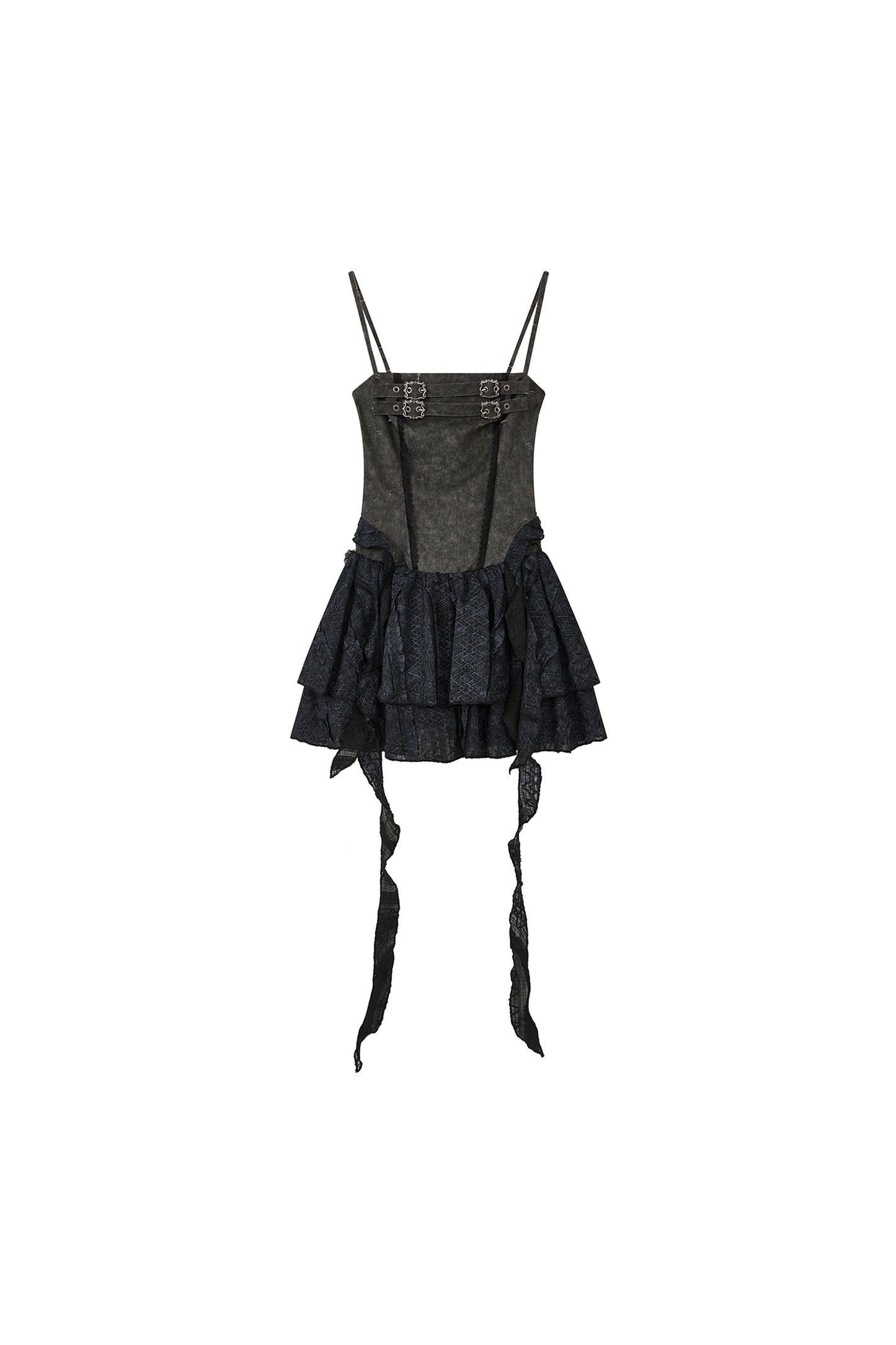 Robe nuisette en maille patchwork