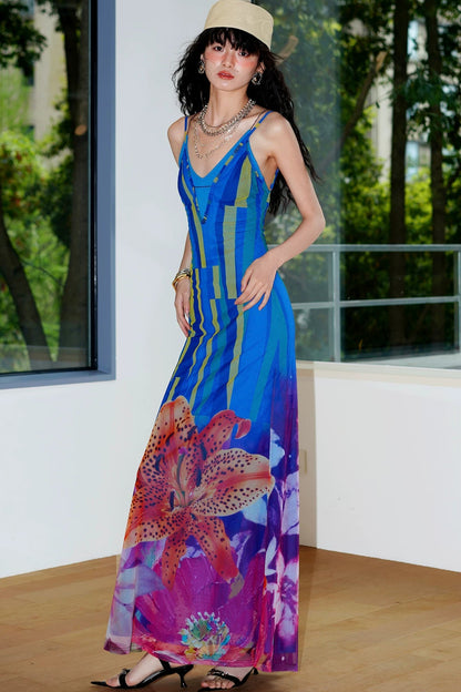 Western Vibe Slim Camisole Dress